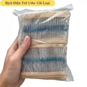 Bịch Điện Trở Tổng Hợp 1/4w 1R Đến 10M 156 Loại (20PCS / Loại)